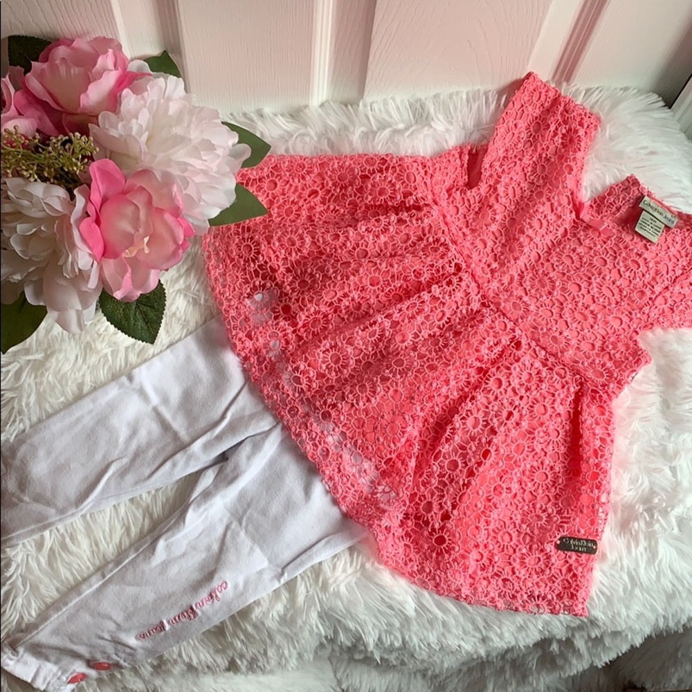 EUC Calvin Klein Jeans matching set 18M